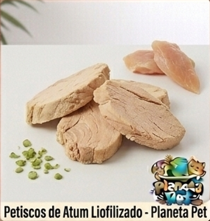 Petisco de Atum Liofilizado